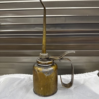 VTG Eagle Oiler Can Pump Oiler Can Copper Color Made USA w Fixed Spout