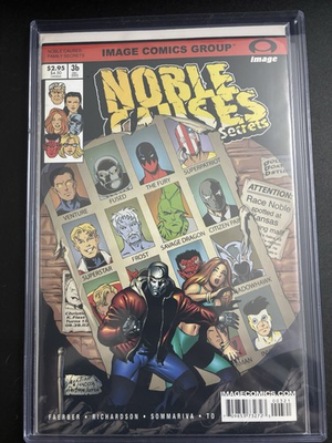 #ad Image Comics Noble Causes: Family Secrets #3B 2002 Cover Variant B Fury $265.00