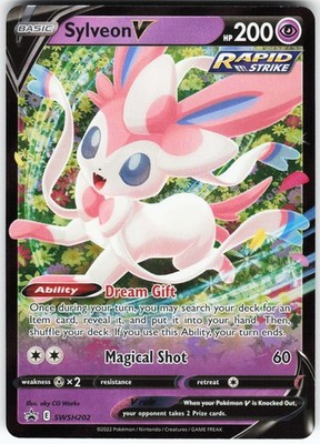 Sylveon V - SWSH202 Pokemon SWSH: Sword & Shield Promo Cards Holo Promo NM
