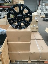 A Set Of 4 X GENUINE 18” Satin Black Ford Ranger Wildtrak Alloy Wheel Boxed.