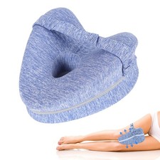 Knee Pillow for Side Sleepers - Sciatica, Hip Back Pain Relief Pillow with ...