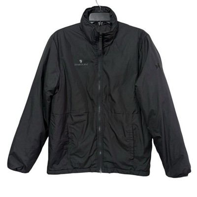 Helly Hansen Sz S Seabourn PolarShield Gray Puffer Insulated Zip Jacket Outdoor