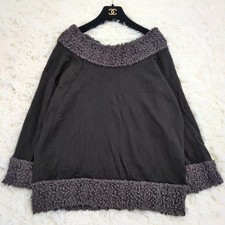 Christian Dior Boutique Galliano 2001 Wool Vintage Sweater Knit Black Gray 6