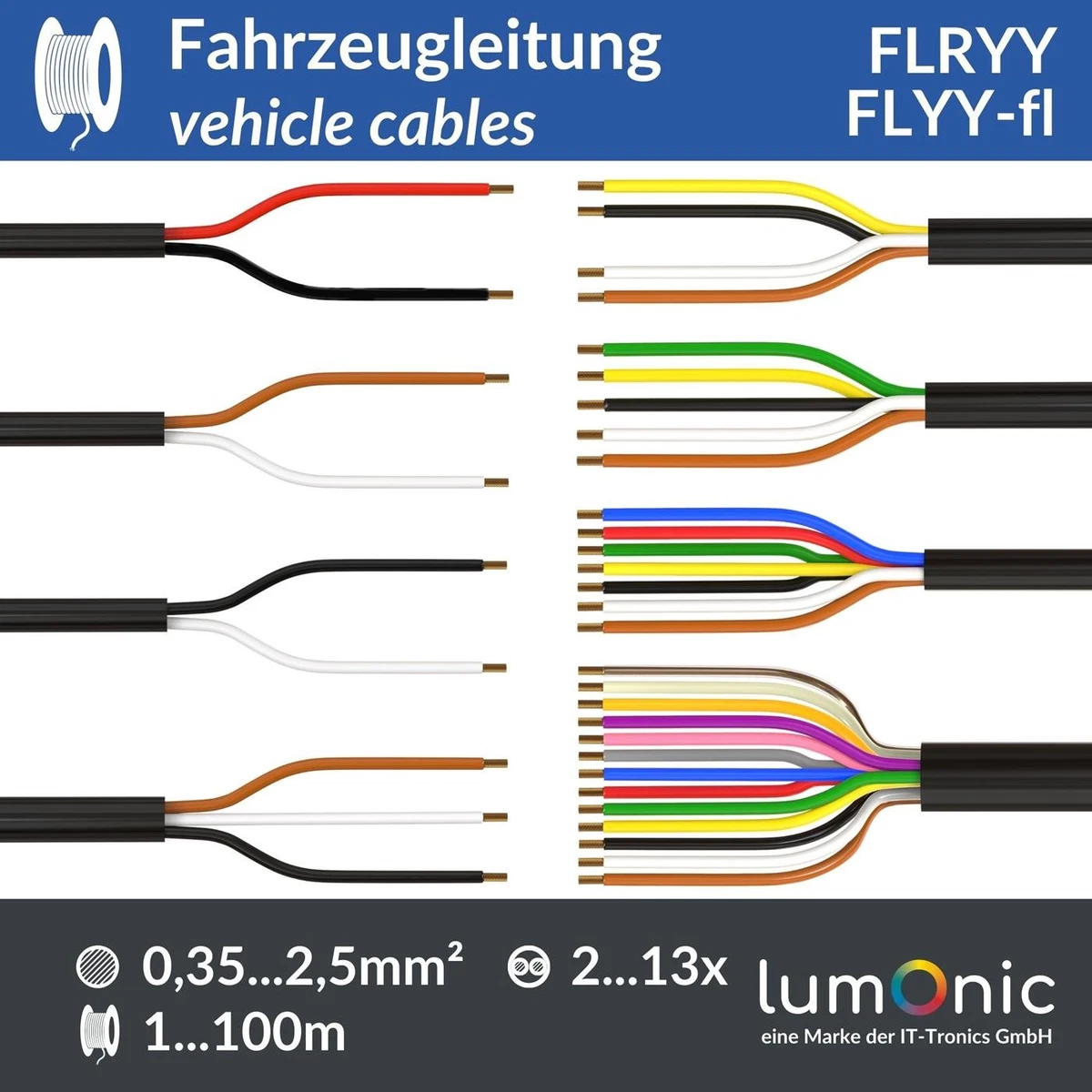 LAPP 0034504/1 Datenleitung UNITRONIC® LiYCY 4 x 0.34 mm² Grau Meterware kaufen