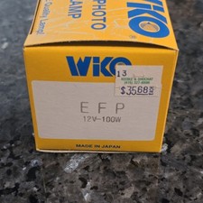 Vintage WIKO EFP 12v-100W AV/Photo Lamp - Made In Japan