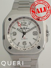 BELL&ROSS BR-05G GMT quadrante bianco 41 mm uomo BR05G-SI-ST/SST TO253512