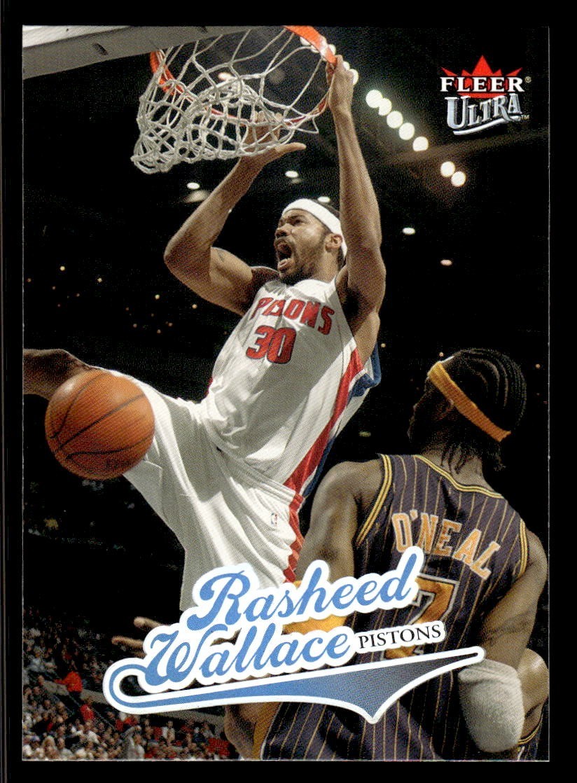 2004-05 Fleer Ultra - Rasheed Wallace #155