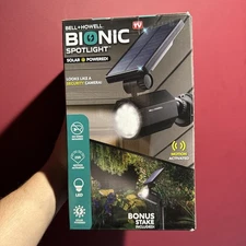 Bell + Howell Bionic Spotlight Solar Outdoor Light Motion Sensor - As Seen on TV