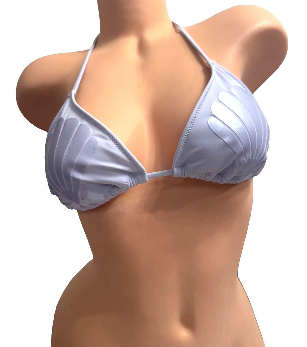 VICTORIA'S SECRET PINK LIGHT VIOLET SEASHELL SWIMSUIT TOP BRA