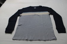 The Children's Place Boy's Waffle Knit Long Sleeve T-Shirt BL1 Blue Size 14 XL 