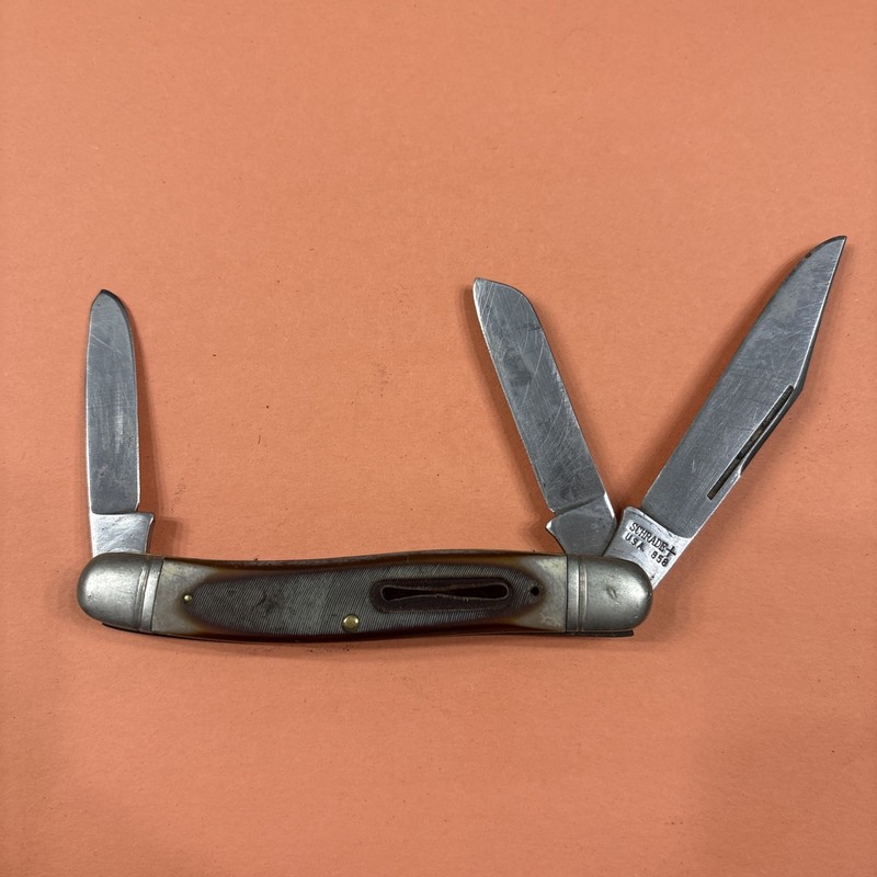 Schrade + USA 858 Old Timer 3 blade pocket knife
