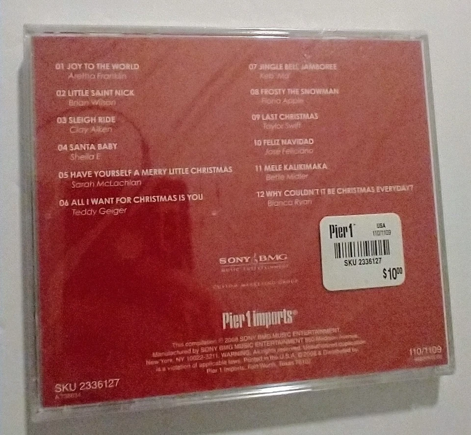 YULETIDE JINGLES песни для праздников оригинальный исполнителей компакт-диск [новый в упаковке] - Изображение 2 из 2