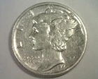 1940-D MERCURY DIME EXTRA FINE /ABOUT UNCIRCULATED XF/AU ORIGINAL EF/AU 99c SHIP