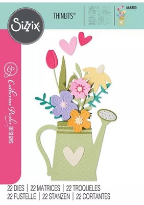 Sizzix Thinlits Matrizen-Set 22-teilig - mit Liebe bestreut von Catherine Pooler 666800