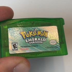 Nice! Pokemon Emerald Nintendo Game Boy Advance Authentic Nice Label New Battery