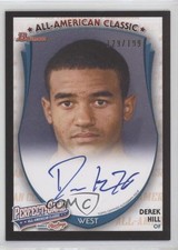 2014 Bowman Draft 129/199 Derek Hill (2013 Perfect Game) #PG-DH Auto i5q