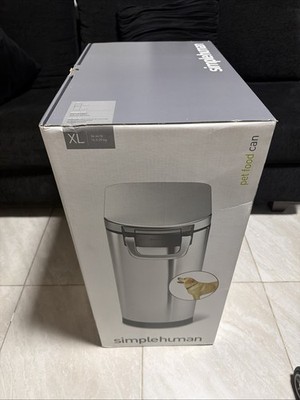 Simplehuman - 35 liter/9.25 gallon pet food storage container, 40 lb/18.1 kg,