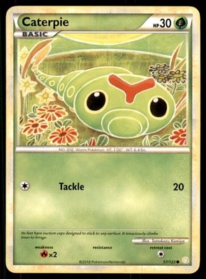 2010 Pokemon HeartGold SoulSilver Caterpie Common #57/123