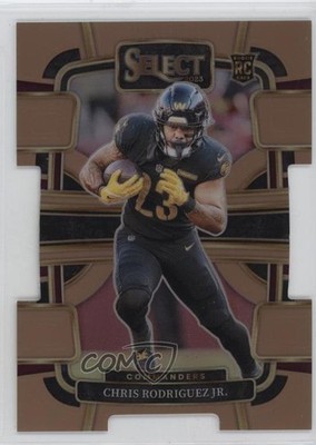2023 Select Concourse Copper Prizm Die-Cut Chris Rodriguez Jr Rookie RC 1i5d