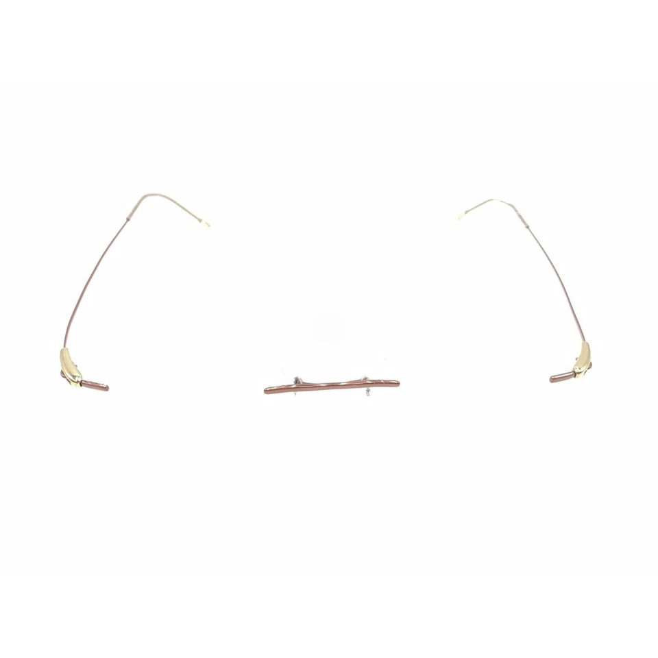 Monturas de gafas Silhouette titanio marrón sin montura 19 140 Austria hombres mujeres Foto 2 de 4