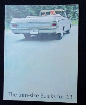 1963 Buick Skylark Special Prospekt Englisch 21x27,5cm 20S 883 brochure