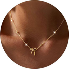Valentines Gifts for Kids Teen Girls Her - Valentines Day Necklace 14K-Gold-Plat