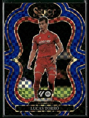Lucas Torro 2025-26 Select La Liga #157 Blue Checker Prizm