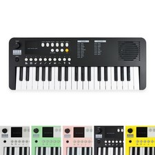Mini Piano 37 Keys, Kids Fun Piano for Beginners, USB-C or Battery Power