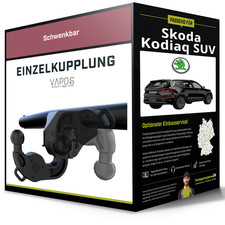 Schwenkbare Anhängerkupplung für SKODA Kodiaq SUV 10.2016-jetzt I Typ NS7 VAPOS