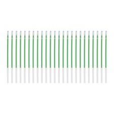 24 Pack 0.8mm Gel Pens Refills Glitter Gel Pens Ink Medium Point Blue Green