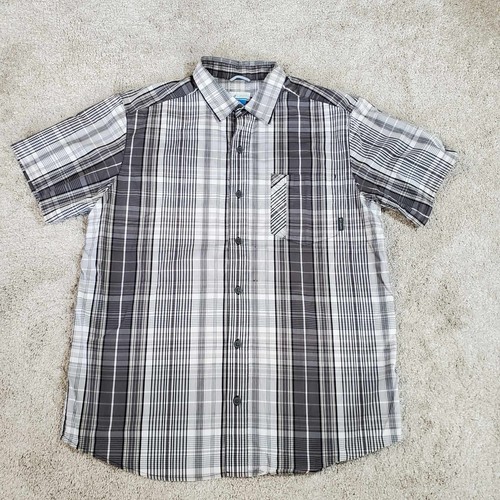 COLUMBIA Omni-Wick Advanced Evaporation Plaid Check Long Sleeve Flannel Shirt