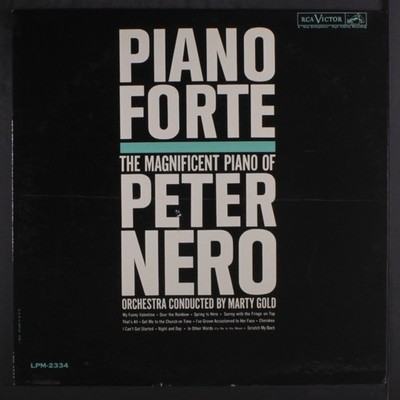 PETER NERO: piano forte RCA 12'' LP 33 RPM