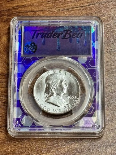 1963 P Franklin Silver Half Dollar Gem BU PCGS MS63 U.S. 50c Coin (Slab3335)