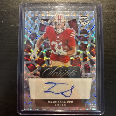 Isaac Guerendo 2025 Panini Mosaic Scripts #SCR-IGO Auto San Francisco 49ers