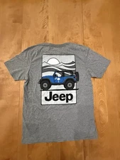 Jeep T-shirt Size Large Grey And Blue South Carolina  Flag