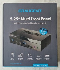 GrauGear 8 in 1 Multi-Ports 5,25" Zoll Front Panel