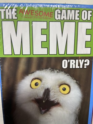 The Awesome Game of Meme Cards Game Box Ages 14+ 3-6 Players Fast Shipping Game