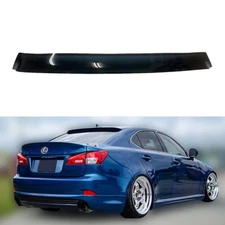 Black Rear Roof Window Visor Spoiler Wing Fit 2006-2013 Lexus IS250 IS350 ISF