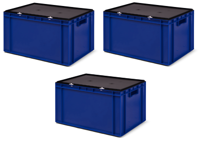 3x Ordnerboxen / Archivboxen / Aktenboxen für je 7 Ordner (A4, breiter 3x Ordnerboxen / Archivboxen / Aktenboxen für je 7 Ordner (A4, breiter