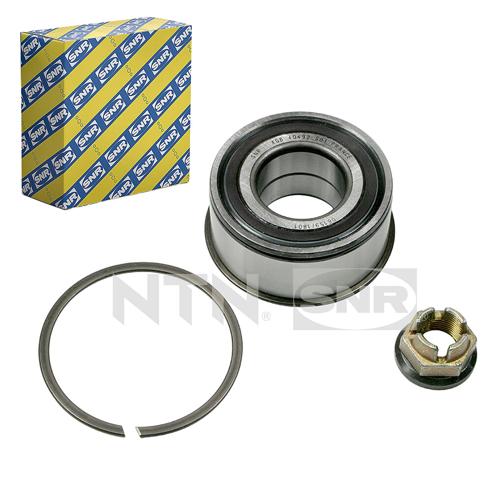 Kit de roue SNR R155.61 roulement de moyeu arrière en acier pour automobile