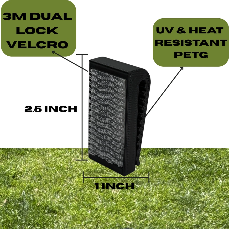 Soporte para guantes Lunas - Clip en carrito para guantes de golf Foto 4 de 4