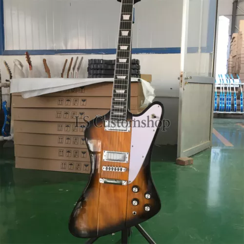 Custom Shop Firebird Electric Guitar 2 Tone Sunburst Mahogany Body Mini Pickup