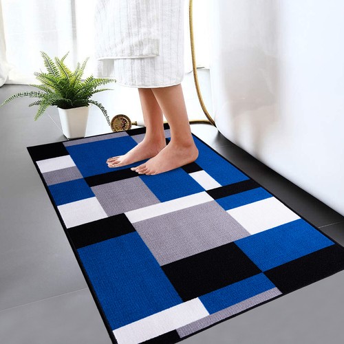 Extra Large Bath Mat Bathroom Rug Water Absorbent Washable Toilet Pedestal Mats - Picture 18 of 41