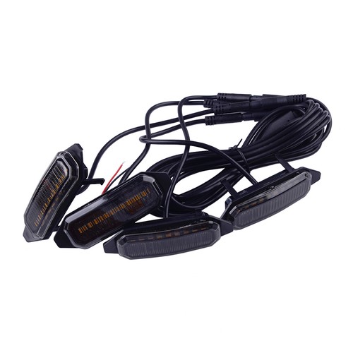 Smoke Black Lens LED Car Grille Grill Light Kit Fit for Toyota RAV4