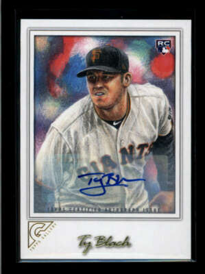 TY BLACH 2017 TOPPS GALLERY ROOKIE AUTOGRAPH AUTO AJ9671