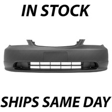 New Primered - Front Bumper Cover Fascia For 2001-2003 Honda Civic Coupe Sedan