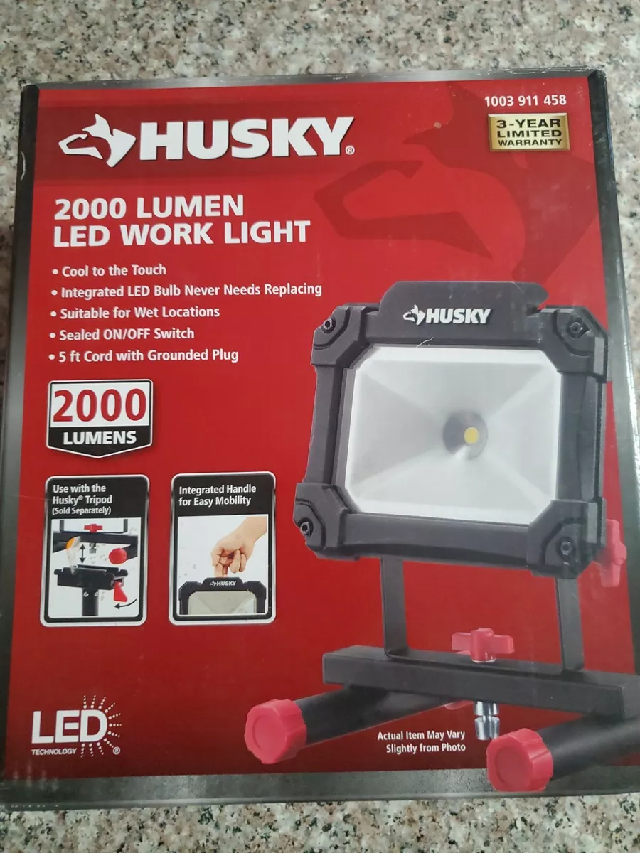 Husky portable work light deals