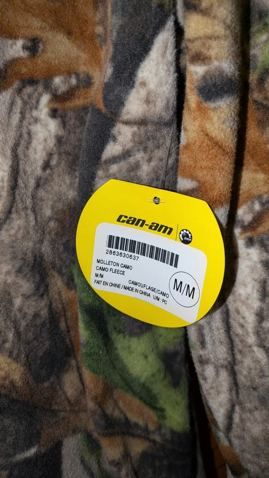 BRP RPM NEW Can Am Mossy Oak Camouflage waterproof bib pants fleece jacket — 第 4/4 张图片