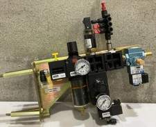 PARKER PNEUMATIC SUPPLY PANEL R75-02A PPS1-1C3-RHM PID-590JJ 55B-11-PI-590JJ.