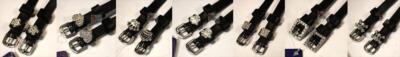 Euroriding Sporenriemen Diamant - Leder British Line